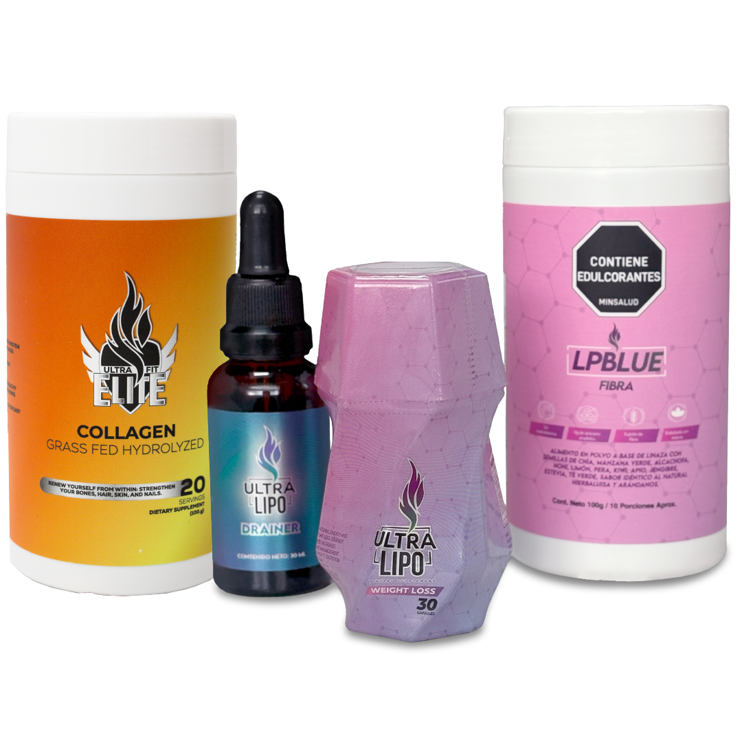 Ultralipo + Drenador + Fibra + Colageno Ultra Fit Elite
