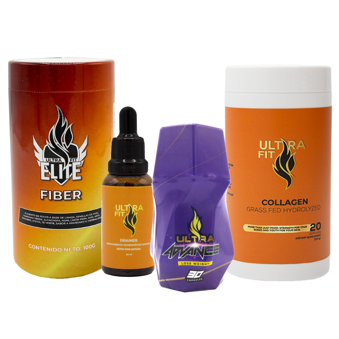 Ultra Advance + Drenador + Fibra + Colageno Ultra Fit