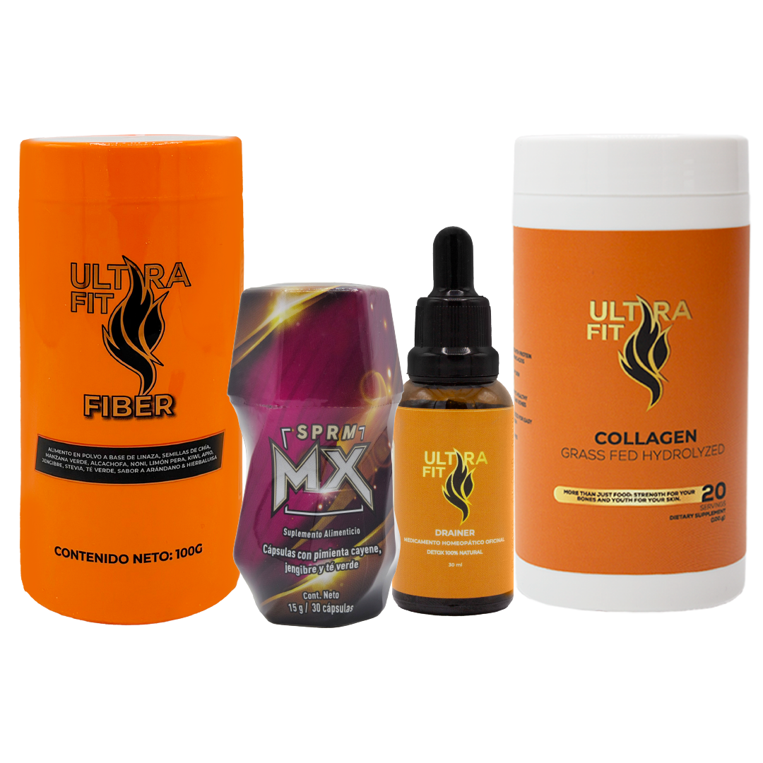 Supreme Mx + Drenador + Fibra + Colageno Ultra Fit