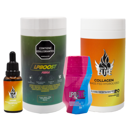 Lipoblue + Drenador + Fibra + Colágeno Ultra Fit Elite