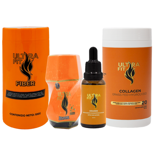 Ultra Fit + Drenador + Fibra + Colageno Ultra Fit