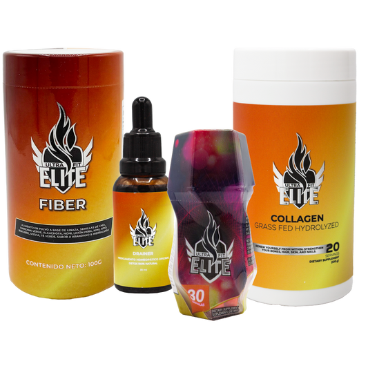 Ultra Fit Elite + Drenador + Fibra + Colageno Ultra Fit Elite