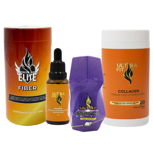 Ultra Advance + Drenador + Fibra + Colageno Ultra Fit